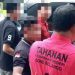 Aleg Bone Bolango, RG saat digiring menuju ke Lapas Gorontalo