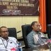 Komisioner KPU Provinsi Gorontalo, Sophian Rahmola (tengah) memimpin pelaksanaan rapat evaluasi Mutarlih Pemilu 2024 serta Persiapan Mutarlih Pilkada Serentak, Senin (13/5/2024)