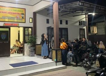 Situasi terkini di Polsek Dungingi, pasca pelaporan Calon Wapres BEM UNG terkait dugaan penganiyaan