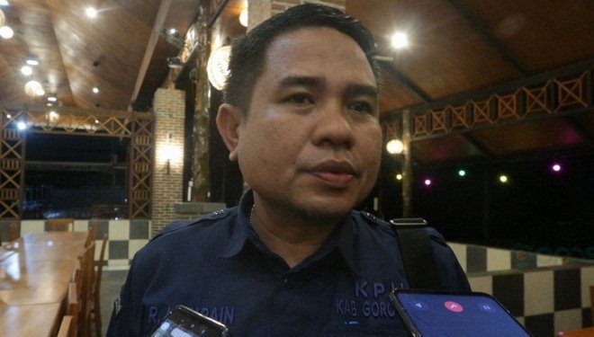 Ketua KPU Kabupaten Gorontalo Roy Hamrain.(F. Abin/Gopos)