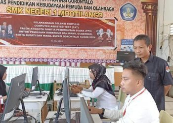 Tes CAT bagi calon anggota PPS se-Kabupaten Gorontalo