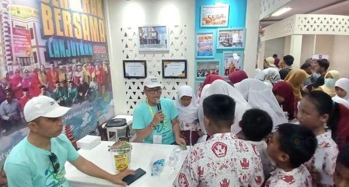 Semarak Bulan Merdeka Belajar dan Gerakan Sekolah Sehat di Kantor Bahasa Provinsi Gorontalo, Selasa (7/5/2024).