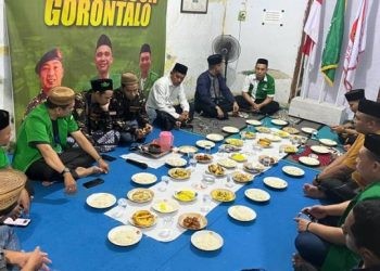 Doa tahlil dari pengurus GP Ansor Gorontalo
