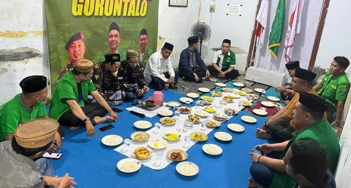 Doa tahlil dari pengurus GP Ansor Gorontalo