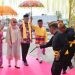 Pj Gubernur Gorontalo Rudy Salahuddin saat tiba di Gorontalo, Sabtu (18/5/2024).(Foto Nova Diskominfotik)