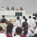 Sosialisasi internet sehat bagi pelajar SMP se Kabupaten Asahan, Sumatera Utara, Selasa (21/5/2024)