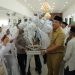 Wakil Bupati Asahan saat rangkaian penutupan manasik haji akbar 1445 H, Senin (6/5/2024).