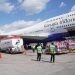 Aktivitas pengisian avtur di Bandara Sultan Hasanuddin Makassar. (F. dok Pertamina)