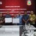 Bupati Gorontalo Nelson Pomalingo usai menandatangani kerjasama dengan Dirut BSG untuk kolaborasi peningkatan sektor pertanian utamanya petani jagung di Kabupaten Gorontalo.