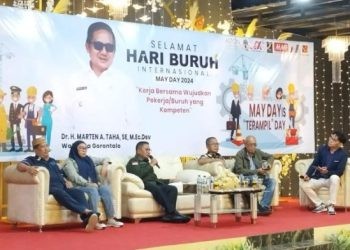 kegiatan dialog sosial bertemakan May Day is Terampil Day, Jumat (3/5/2024). 