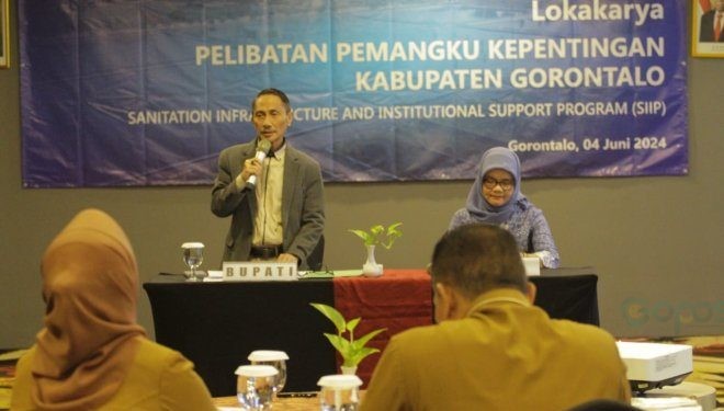 Pemerintah Kaabupaten Gorontalo menaruh perhatian penuh terhadap berbagai isu tentang lingkungan, tidak terkecuali dengan air limbah domestik.
