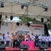 Capt: Ismail Madjid plh Walikota Gorontalo (tengah) bersama jajaran OPD dan Forkopimda saat membuka secara resmi pelaksanaan O2SN di lapangan Taruna Remaja Kota Gorontalo. Sabtu (8/6/2024). (foto/jihan)