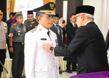 Ismail Madjid sebagai penjabat (Pj) Wali Kota Gorontalo. 