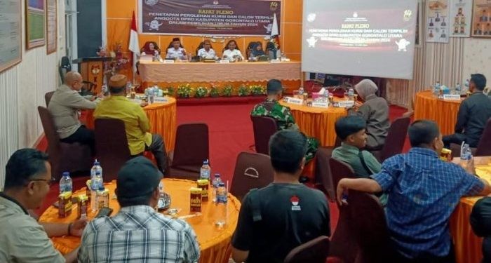 KPU Gorontalo Utara Tetapkan 25 Aleg Terpilih Periode 2024-2029