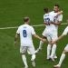 Penyerang Slovakia #26 Ivan Schranz merayakan golnya bersama rekan satu timnya dalam pertandingan sepak bola Grup E UEFA Euro 2024 antara Belgia dan Slovakia di Frankfurt Arena di Frankfurt am Main pada 17 Juni 2024. Angelos Tzortzinis / AFP