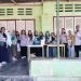Tim dari Dinas Kesehatan Provinsi, Kabupaten Gorontalo dan Puskesmas Telaga Biru saat melakukan penanggulangan KLB campak diantaranya kampanye imunisasi massal , edukasi kesehatan, dan peningkatan surveilans penyakit.