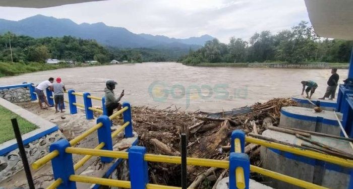 Kondisi terkini bendungan Alale, Kecamatan Suwawa Tengah, Kabupaten Bone Bolango.