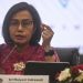 Menteri Keuangan Sri Mulyani menyampaikan konferensi pers APBN KiTa edisi Mei 2024 di Jakarta, Senin (27/5/2024). ANTARA FOTO/Erlangga Bregas Prakoso/Spt.