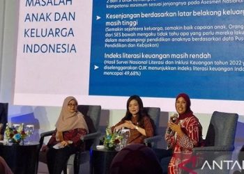 Kiri ke Kanan: Deputi Direktur Pelaksanaan Edukasi Keuangan Otoritas Jasa Keuangan (OJK) Halimatus Syadiah, Executive Director Head of Deposit & Wealth Management UOB Indonesia Vera Margaret, Pendidik sekaligus pendiri Sekolah Cikal Najeela Shihab dalam acara UOB Media Literacy Circle di Jakarta, Rabu (24/4/2024). ANTARA/Bayu Saputra/aa