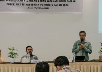 Pemerintah Kabupaten (Pemkab) Pohuwato mengevaluasi kapasitas dalam pengelolaan keuangan Badan Layanan Umum Daerah (BLUD) Puskemas.