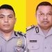 Brigpol David Kalapati dan Bripka Sarlin Suleman resmi di PTDH alias dipecat sebagai Anggota Polri oleh Kapolda Gorontalo.(foto Humas Polda Gorontalo)