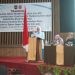 Bupati Merlan S. Uloli saat membuka Training Optimalisasi Peran Pemerintah Desa dan BPD dalam Proses Perencanaan dan Pelaksanaan Pembangunan Desa se-Kabupaten Bone Bolango di Hotel Aryaduta Manado, Jumat (7/6/2024). (Foto Wahyudin Kadir)