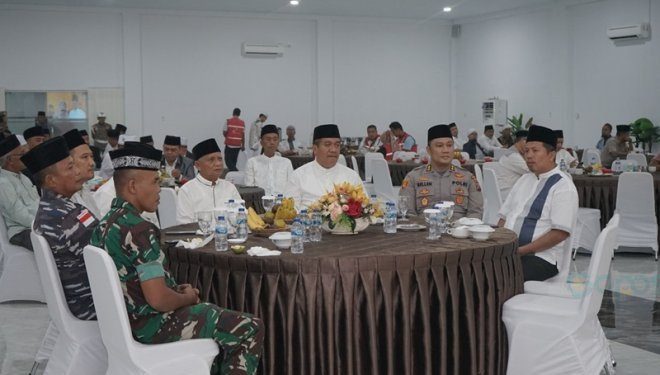 Bupati Asahan bersama Forkopimda Asahan menggelar buka puasa bersama.