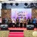 Pj Gubernur Gorontalo Rudy Salahuddin membuka secara resmi Gorontalo Karnaval Karawo 2024 bertempat di GOR Nani Wartabone, Jumat (21/6/2024).(Foto Haris Diskominfotik)