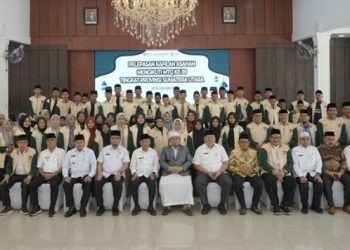 Bupati Asahan Surya bersama Kafilah Asahan untuk MTQ ke 39 Sumatera Utara.