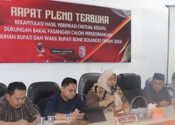 Hasil Verfak Kesatu, Dua Bapaslon Perseorangan Bonebol Belum Memenuhi Syarat