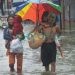 Banjir menggenangi sejumlah ruas jalan di Kota Gorontalo yakni Jalan. Prof. Dr. H.B. Jassin dan Jalan. Ahmad Yani. (Putra/Gopos)