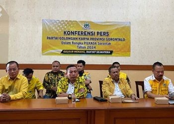 Konferensi Pers DPD I Partai Golkar terkait instruksi DPP Partai Golkar untuk Idah Syahidah pada Pilkada Gubernur Gorontalo 2024