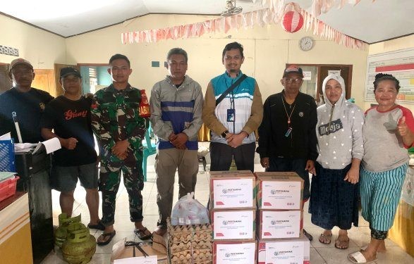 PT Pertamina Patra Niaga Regional Sulawesi melalui program Pertamina Peduli menyalurkan bantuan secara langsung ke 3