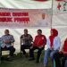 Foto Pelaksanaan Donor Darah Masuk Pasar di Pasar Minggu Telaga, (Minggu/21/7/2024)