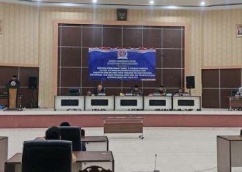Seluruh Fraksi-fraksi yang ada di DPRD Kabupaten Bone Bolango sepakat Ranperda Pertanggungjawaban APBD jadi Peraturan Daerah (Perda)