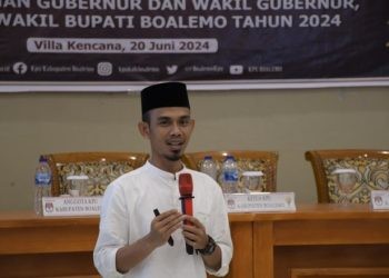 Ketua Devisi Perencanaan Data dan Informasi KPU Boalemo, Ali Sahap. (Foto KPU Boalemo)
