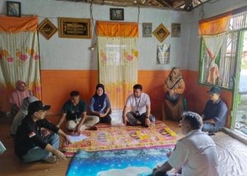 Proses verifikasi faktual untuk jalur perseorangan yang dilakukan di wilayah Boalemo.