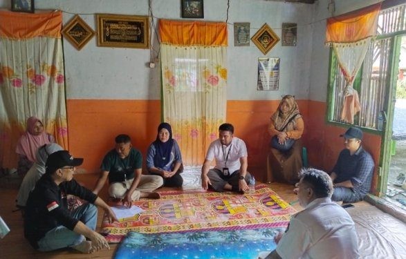 Proses verifikasi faktual untuk jalur perseorangan yang dilakukan di wilayah Boalemo.
