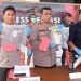 Polres Pohuwato menggelar konferensi pers terkait kasus penganiayaan yang menyebabkan kematian dengan tersangka GP