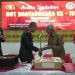 Bupati Asahan Surya saat HUT Bhayangkara ke 78 yang digelar di Polres Asahan.