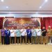 KPU Kota Gorontalo bersama instansi terkait dalam rakor penyusunan daftar pemilih khusus pada pilkada 2024 di Hotel Damhil UNG (Kamis/18/7/2024)