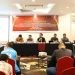 Rapat rekapitulasi dukungan perbaikan hasil verifikasi administrasi bakal pasangan calon jalur perseorangan RAMAH-AIR untuk Pilwako Gorontalo 2024 oleh KPU Kota Gorontalo, Sabtu (27/7/2024).