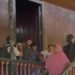 Suasana rumah adat Rumah Adat Bantayo Pobi'ide pasca penemuan sesosok mayat di dalam rumah adat, Ahad (28/7/2024)