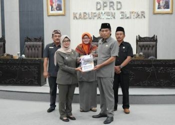 Rapat Paripurna DPRD Kabupaten Blitar, Rabu, 12 Juni 2024. (Foto: DPRD Kabupaten Blitar)