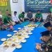 Pelaksanaan doa 1 muharram sekaligus dirangkaikan dengan doa kepulangan jemaah haji ke tanah air oleh PW Ansor Gorontalo di sekretariat Ansor, Ahad (7/7/2024)
