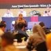 Betty Epsilon Idroos saat menghadiri Rapat Evaluasi Pencocokan dan Penelitian (Coklit) Tahap I Pilkada Serentak Tahun 2024 di Provinsi Gorontalo, Selasa (9/7/2024) di Hotel Aston Kota Gorontalo.