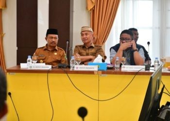 Kesiapan pelaksanaan Pemungutan Suara Ulang (PSU) di Daerah Pemilihan (Dapil) Enam Kabupaten Boalemo dan Pohuwato dibahas pada Rapat Forkopimda terbatas pada, Senin (24/06/2024)