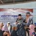Wakil ketua MPR RI Fadel Muhammad ketika sosialisasi empat pilar kebangsaan di desa Tabumela kecamatan Tilango kabupaten Gorontalo, Minggu (23/6/2024).