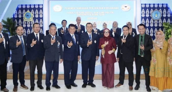 Kunjungan kerja UNBITA Gorontalo di Universitas Hang Tuah (UHT) Surabaya. (dok. unbita)