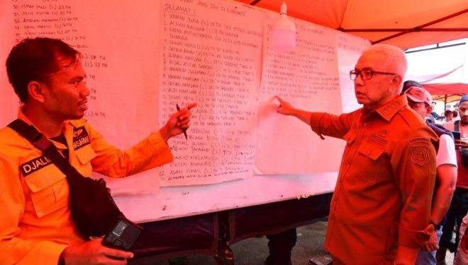 Pj Gubernur Gorontalo Tinjau Posko Korban Longsor Tambang Suwawa Gopos Id